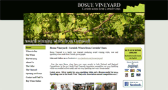 Desktop Screenshot of bosuevineyard.co.uk