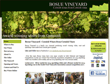 Tablet Screenshot of bosuevineyard.co.uk